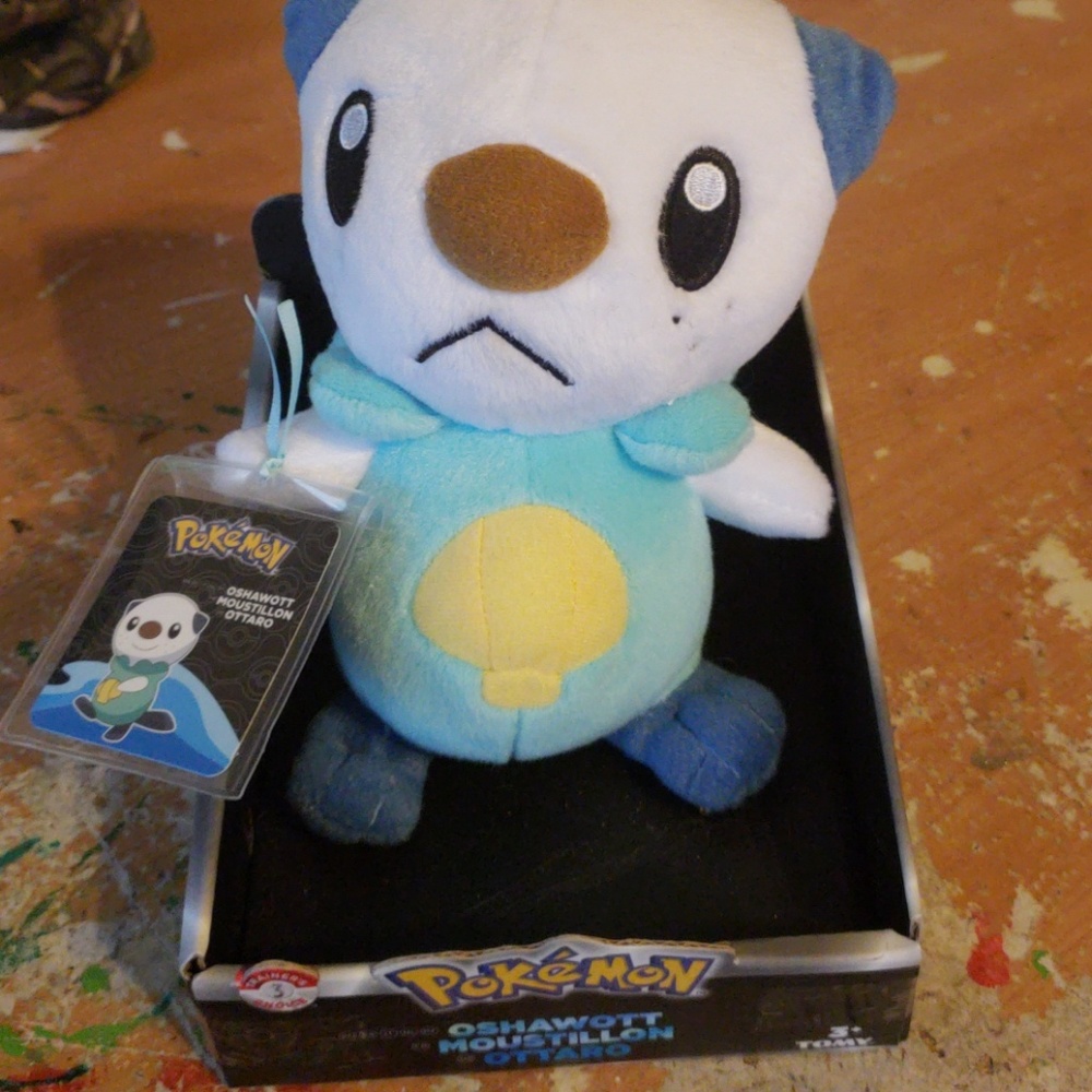 Pokemon Oshawott In box plush cute kids collection